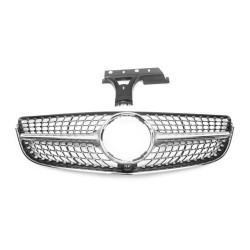 Купить Передняя решетка (2014-2016, Diamond Silver) для Mercedes E-сlass coupe C207