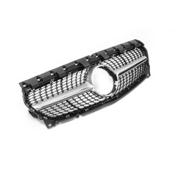 Купить Передняя решетка (2017-2019, Diamond Silver) для Mercedes CLA C117