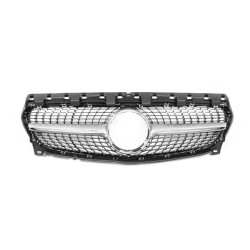 Купить Передняя решетка (2017-2019, Diamond Silver) для Mercedes CLA C117