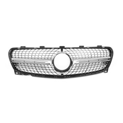 Купити Передня решітка Diamond Silver (2017-2019) для Mercedes GLA X156 рр