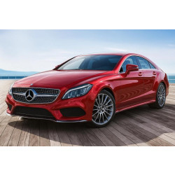 Купить Передняя решетка с рамкой 2014-2018 (Diamond Silver) для Mercedes CLS C218