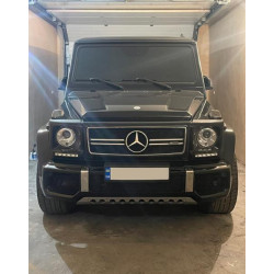 Купить Защита переднего бампера (нержавейка) для Mercedes G сlass W463 1990-2018 гг