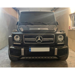 Купить Защита переднего бампера (нержавейка) для Mercedes G сlass W463 1990-2018 гг