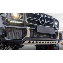 Купить Защита переднего бампера (нержавейка) для Mercedes G сlass W463 1990-2018 гг
