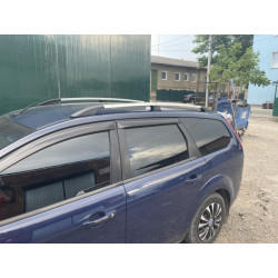 Купити Алюмінієві рейлінги (Caravan, хром) для Ford Focus II 2008-2011 рр