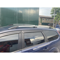 Купити Алюмінієві рейлінги (Caravan, хром) для Ford Focus II 2008-2011 рр