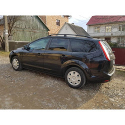 Купити Алюмінієві рейлінги (Caravan, Чорні) для Ford Focus II 2008-2011 рр