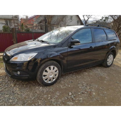 Купити Алюмінієві рейлінги (Caravan, Чорні) для Ford Focus II 2008-2011 рр