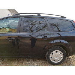 Купити Алюмінієві рейлінги (Caravan, Чорні) для Ford Focus II 2008-2011 рр