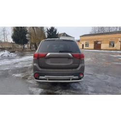 Купити Задня дуга AK004-2 (нерж) для Mitsubishi Outlander 2012-2021 рр