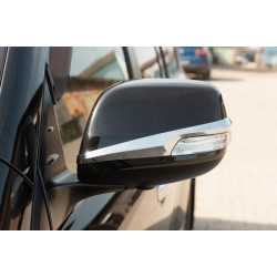 Купити Смужки на дзеркала (2 шт, хром) для Toyota Land Cruiser Prado 150