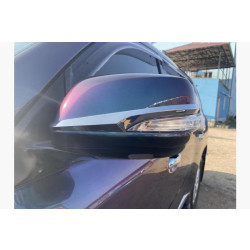 Купити Смужки на дзеркала (2 шт, хром) для Toyota Land Cruiser Prado 150