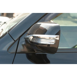 Купити Смужки на дзеркала (2 шт, хром) для Toyota Land Cruiser Prado 150