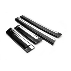 Купити Комплект дверних молдингів (2008-2016) Чорний колір для Toyota Land Cruiser 200