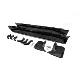 Купити Бокові пороги (2015-2021) Чорний колір для Toyota Land Cruiser 200