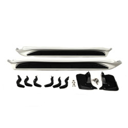 Купити Бокові пороги (2015-2021) Чорний колір для Toyota Land Cruiser 200