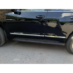 Купити Молдинг дверей (дизайн 2013-2017) Чорний колір для Toyota Land Cruiser Prado 150