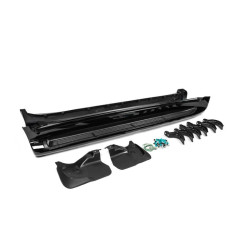 Купити Бокові пороги з LED (дизайн 2015-2020) Білий колір для Toyota Land Cruiser 200