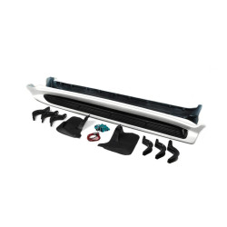 Купити Бокові пороги з LED (дизайн 2015-2020) Чорний колір для Toyota Land Cruiser 200