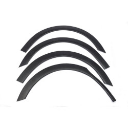 Купити Накладки на арки (4 шт, чорні) XTR, 2 бокові двері, пластик для Peugeot Partner Tepee 2008-2018 рр