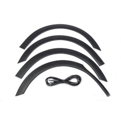 Купить Накладки на арки (4 шт, черные) 2 боковые двери, Металл для Peugeot Partner Tepee 2008-2018 гг