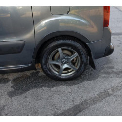 Купить Накладки на арки (4 шт, черные) 2 боковые двери, Металл для Peugeot Partner Tepee 2008-2018 гг