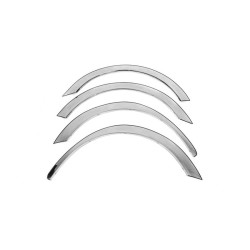 Купить Накладки на арки (4 шт, нерж) 1 боковая дверь, нержавейка для Peugeot Partner Tepee 2008-2018 гг