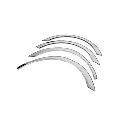 Купить Накладки на арки (4 шт, нерж) XTR, 2 боковые двери, нержавейка для Peugeot Partner Tepee 2008-2018 гг