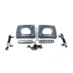 Купити Накладки на фари з LED (5 діодів, комплект) для Mercedes G сlass W463 1990-2018рр