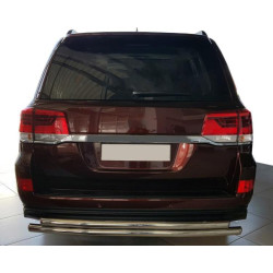 Купити Задній захист AK002-double (2 шт., нерж) для Toyota Land Cruiser 200