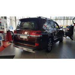 Купити Задній захист AK002-double (2 шт., нерж) для Toyota Land Cruiser 200