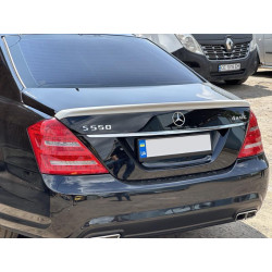 Купити Спойлер (ABS, під фарбування) для Mercedes S-сlass W221