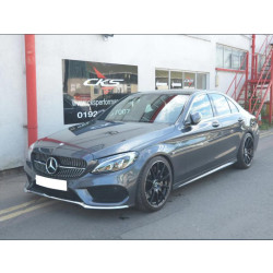 Купити Передня решітка Diamond Silver (для Avantgarde/AMG-Line/C43 AMG) 2014-2018, без камери для Mercedes C-сlass W205 рр