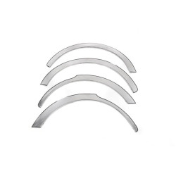 Купить Накладки на арки (4 шт, нерж) 2 боковые двери, Полированная нержавейка для Fiat Fiorino/Qubo