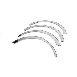 Купить Накладки на арки (4 шт, нерж) 2 боковые двери, Полированная нержавейка для Fiat Fiorino/Qubo