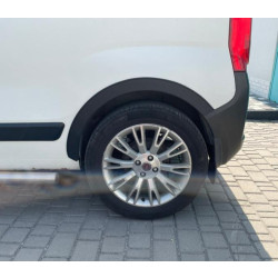 Купить Накладки на арки (4 шт, черные) 2 двери, металлические для Peugeot Bipper