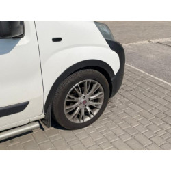 Купить Накладки на арки (4 шт, черные) 2 двери, металлические для Peugeot Bipper