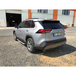 Купить Боковые пороги Fullmond (2 шт., алюминий) для Toyota Rav 4 2019- гг