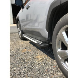 Купити Бокові пороги Sunrise (2 шт., алюміній) для Toyota Rav 4 2019- рр