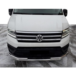 Купити Передній захист ST085 (нерж) для Volkswagen Crafter 2016- рр