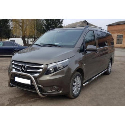 Купити Кенгурятник WT006 (нерж.) для Mercedes Vito / V-class W447 2014- рр
