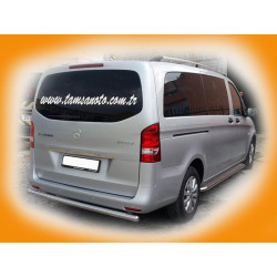 Купити Задній захист кути AK003 (нерж.) для Mercedes Vito / V-class W447 2014- рр