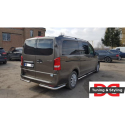Купити Задній захист кути AK003 (нерж.) для Mercedes Vito / V-class W447 2014- рр