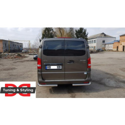 Купити Задній захист кути AK003 (нерж.) для Mercedes Vito / V-class W447 2014- рр