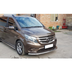 Купити Передній захист ST008 (нерж.) для Mercedes Vito / V-class W447 2014- рр