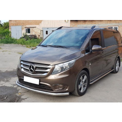 Купити Передній захист ST008 (нерж.) для Mercedes Vito / V-class W447 2014- рр