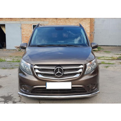 Купити Передній захист ST008 (нерж.) для Mercedes Vito / V-class W447 2014- рр
