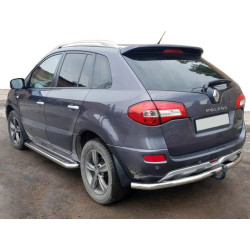 Купити Задня дуга AK002-1 (нерж) для Renault Koleos 2008-2016 рр