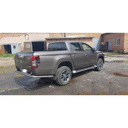 Купити Задній захист AK005 (нерж) для Mitsubishi L200 2015-2024 рр