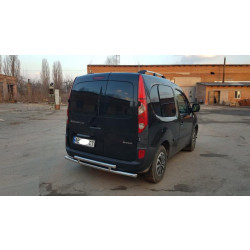 Купити Задня дуга AK002-2 (нерж.) для Renault Kangoo 2008-2020 рр